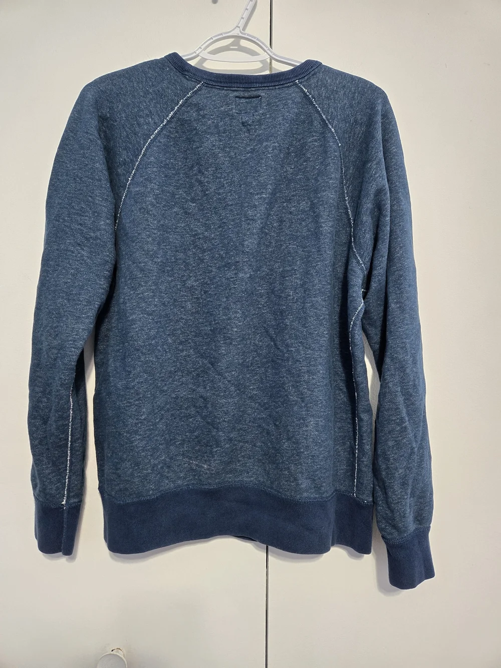 J.Crew‎ Vintage Fleece Sweatshirt Blue Crewneck Pullover Medium